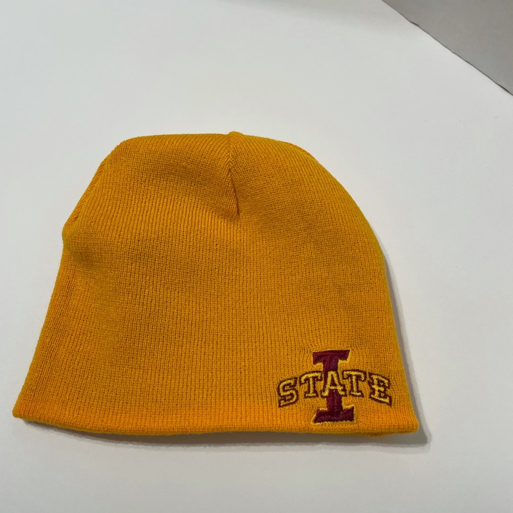 Iowa State Beanie Hat Reversible Embroidered New